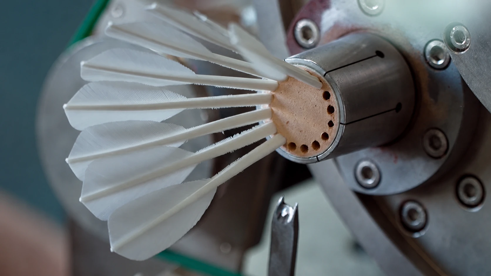 How Badminton Shuttlecocks Are Made: A Four-Stage Factory Overview