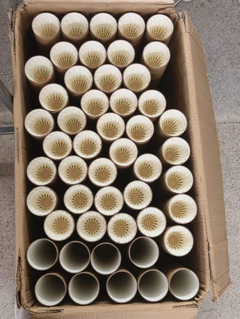 Finished inspection sorting and round sleeve protective storage