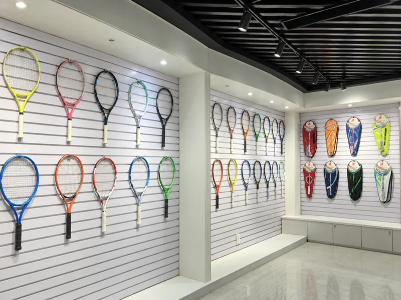 Hangzhou Racket Factory 01 - Racket Sample Display