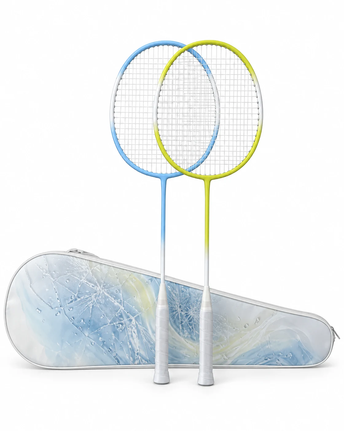ST-12 Iron Alloy One-Piece Badminton Racket