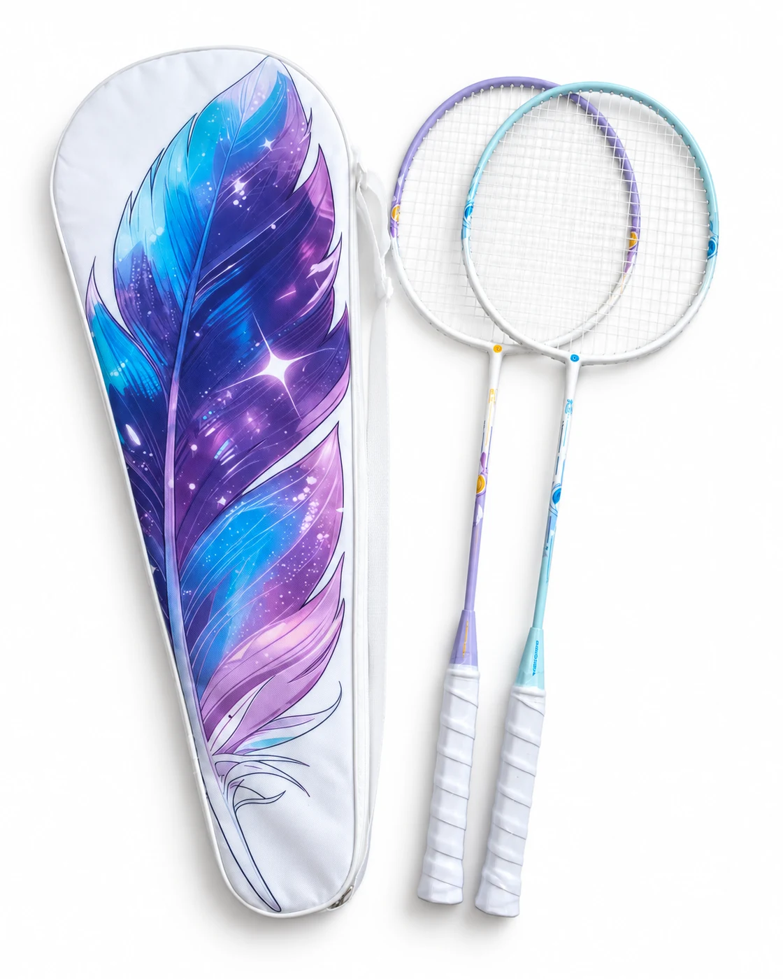 ST-17 Iron Alloy One-Piece Badminton Racket