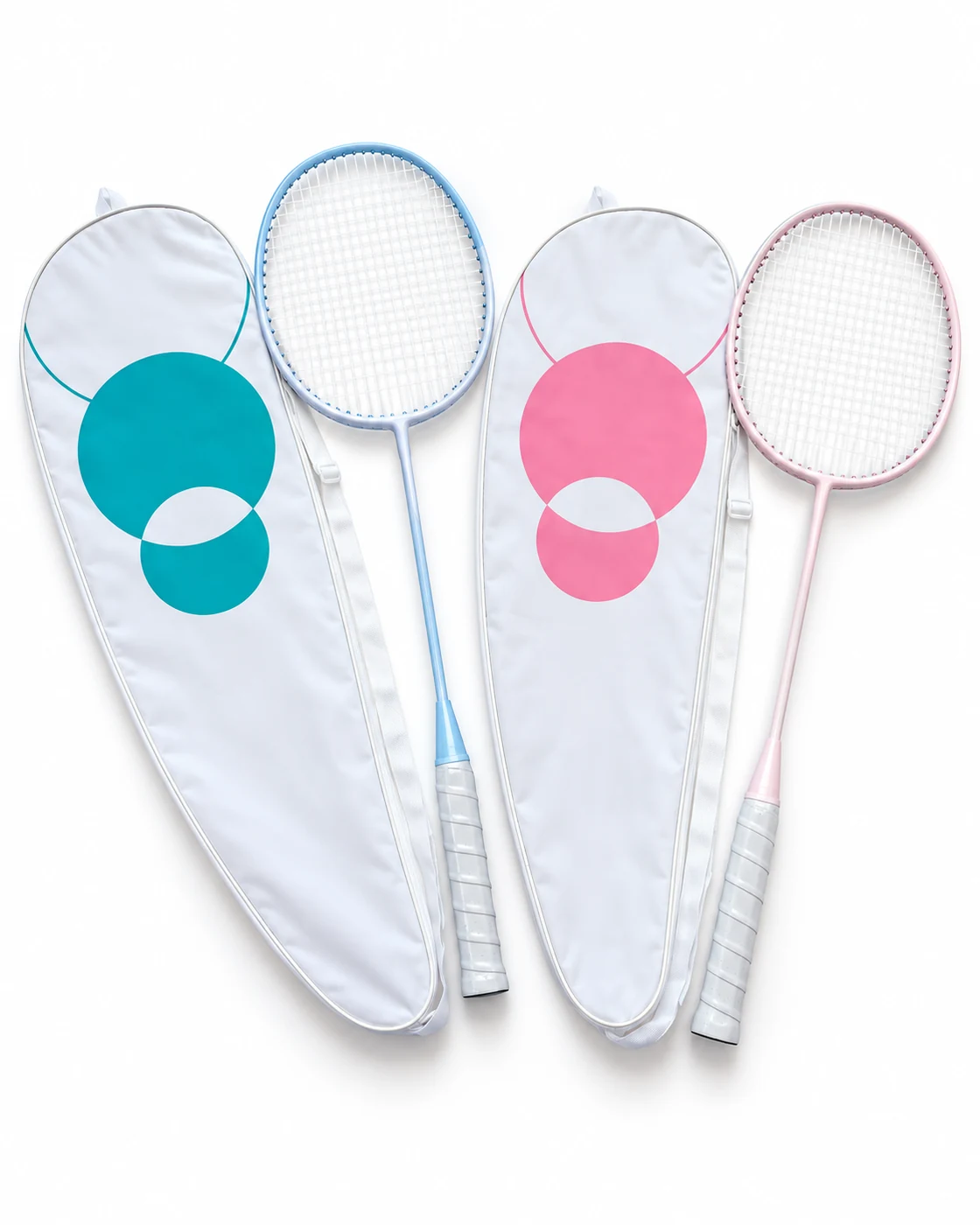 ST-08 Iron Alloy One-Piece Badminton Racket