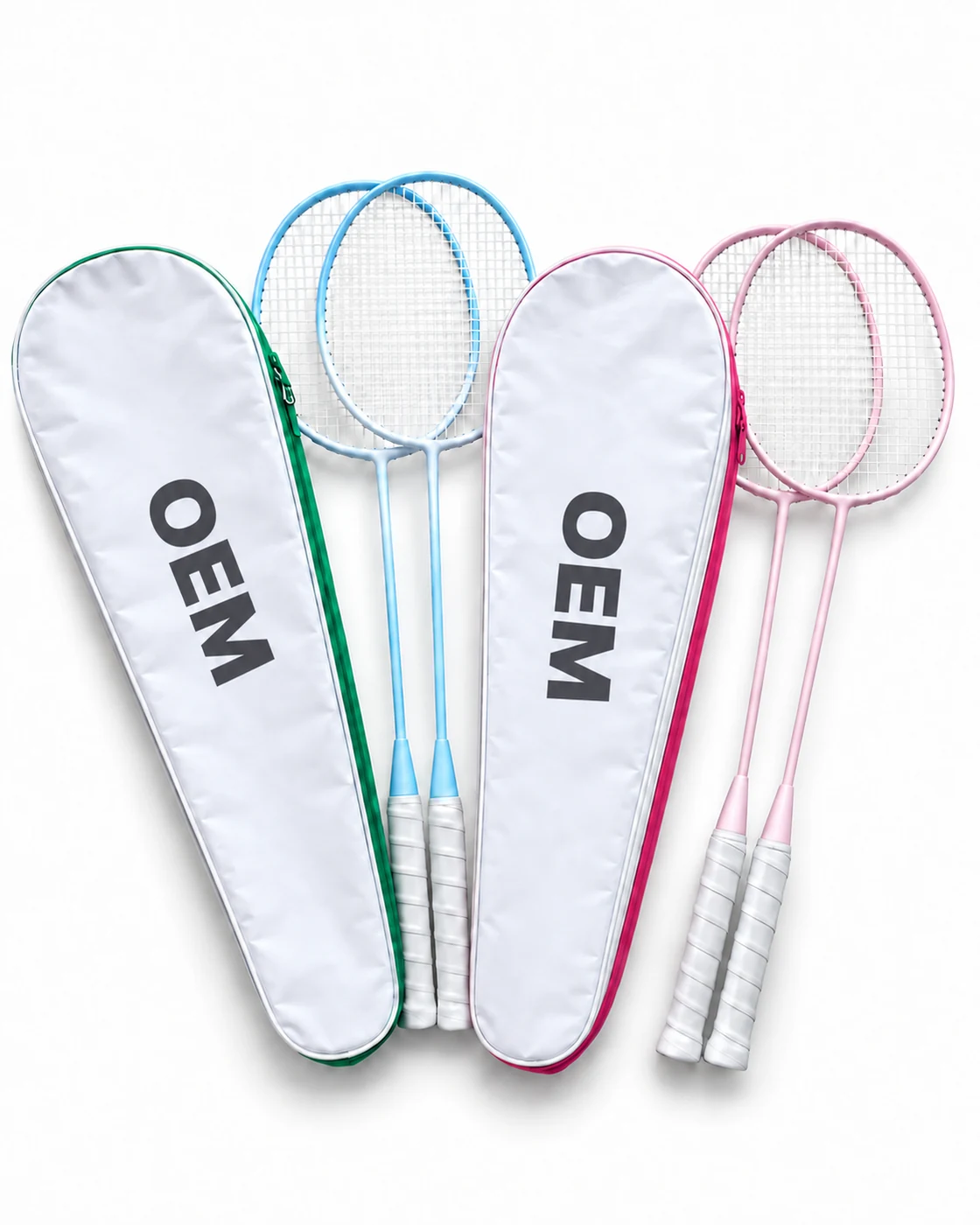 ST-09 Iron Alloy One-Piece Badminton Racket