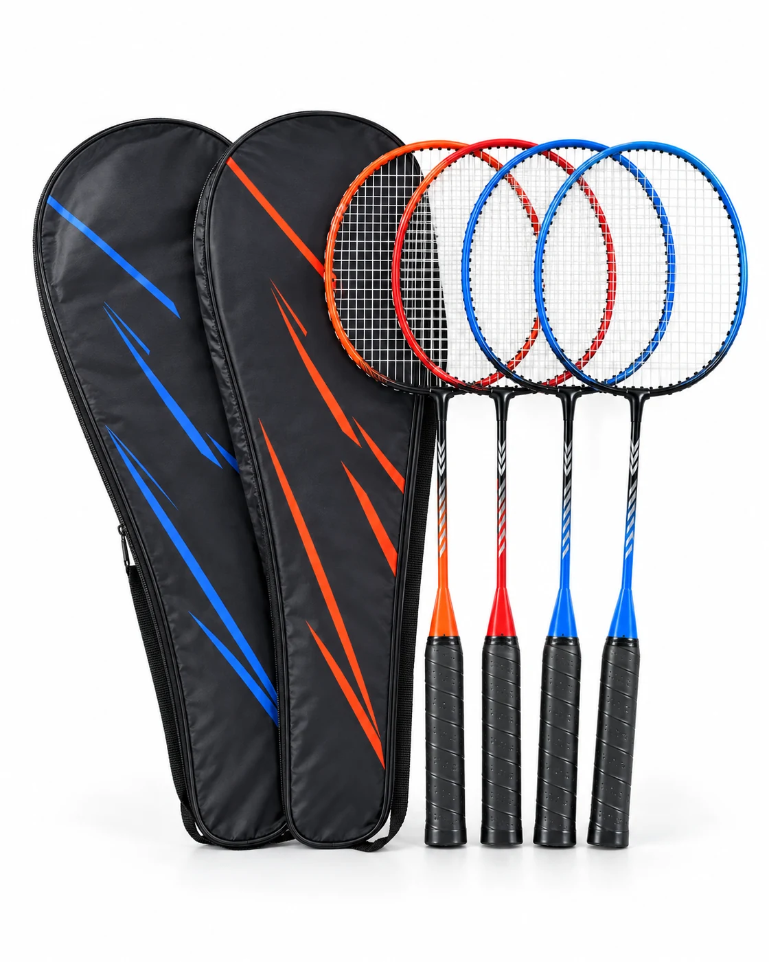 ST-01 Iron Alloy Two-Piece Badminton Racket