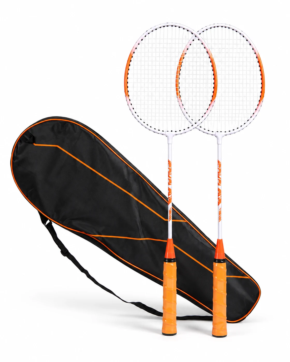 ST-02 Iron Alloy Two-Piece Badminton Racket