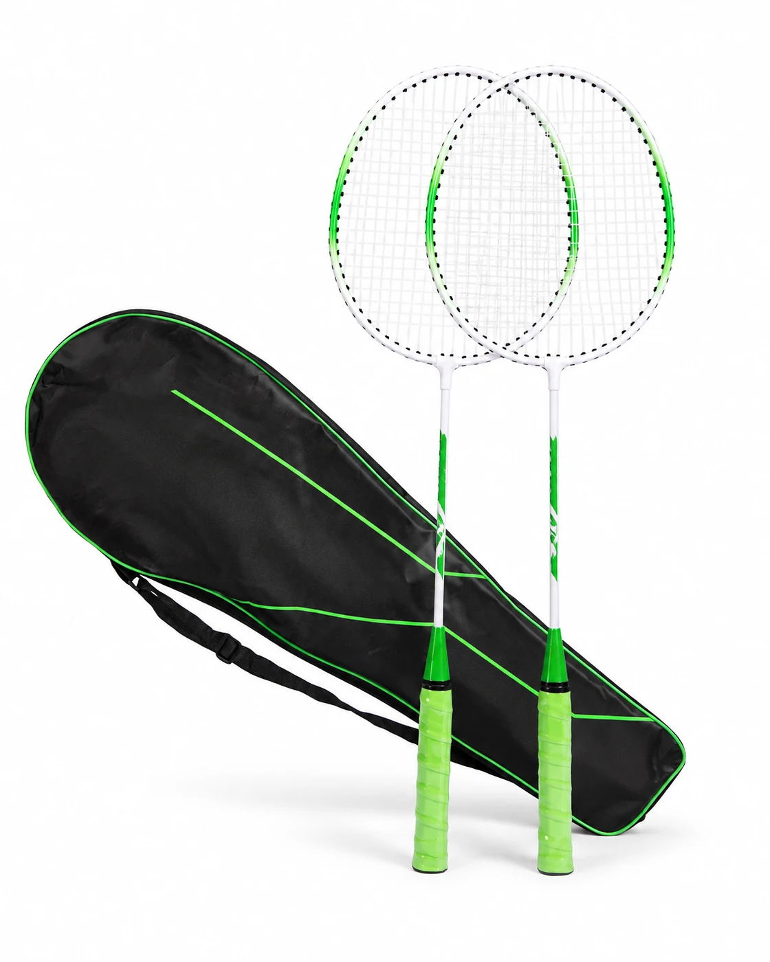 ST-02 Iron Alloy Two-Piece Badminton Racket Frame Detail