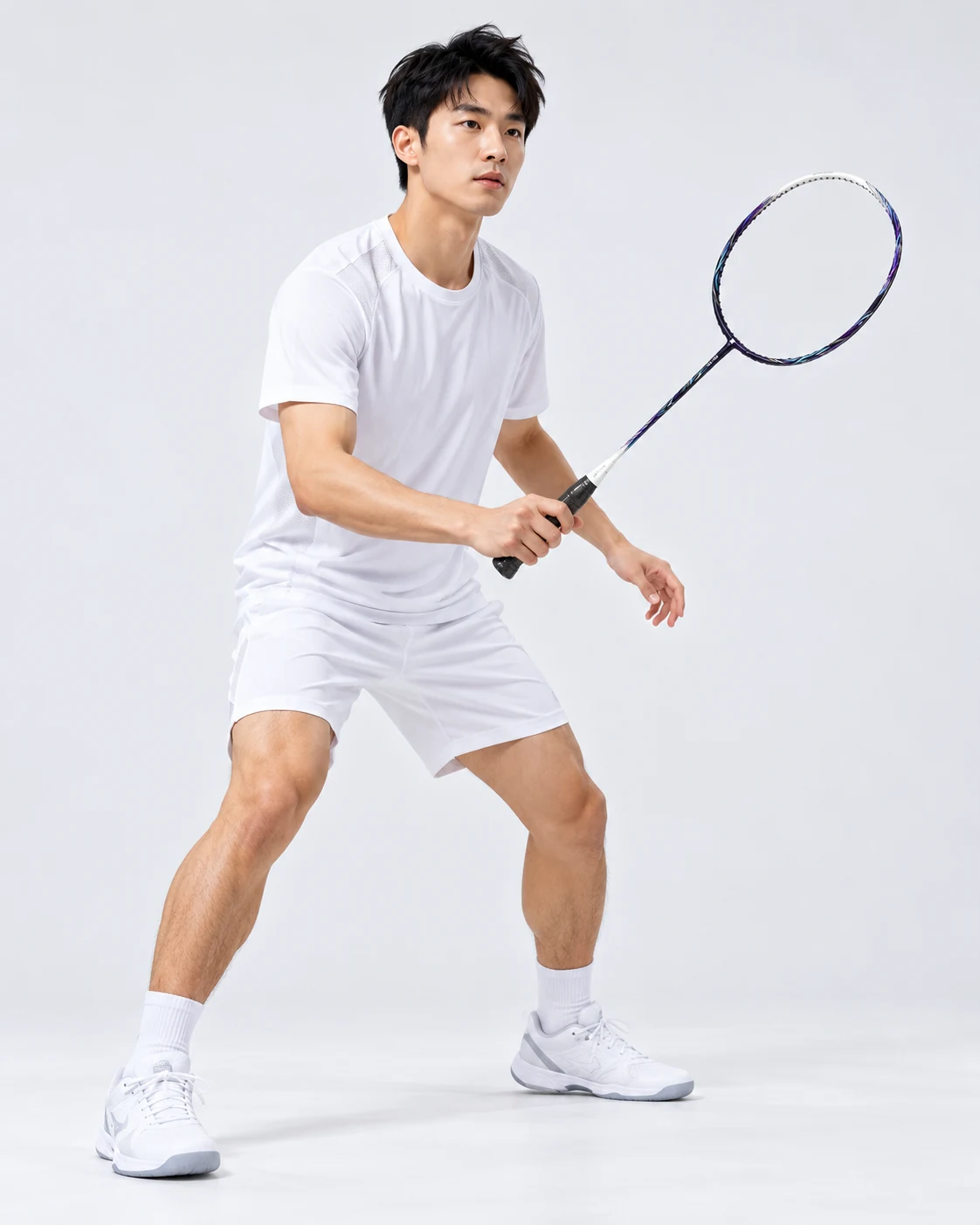 CA-03 Carbon-Aluminum One-Piece NB10 Arc-Saber Badminton Racket View 4