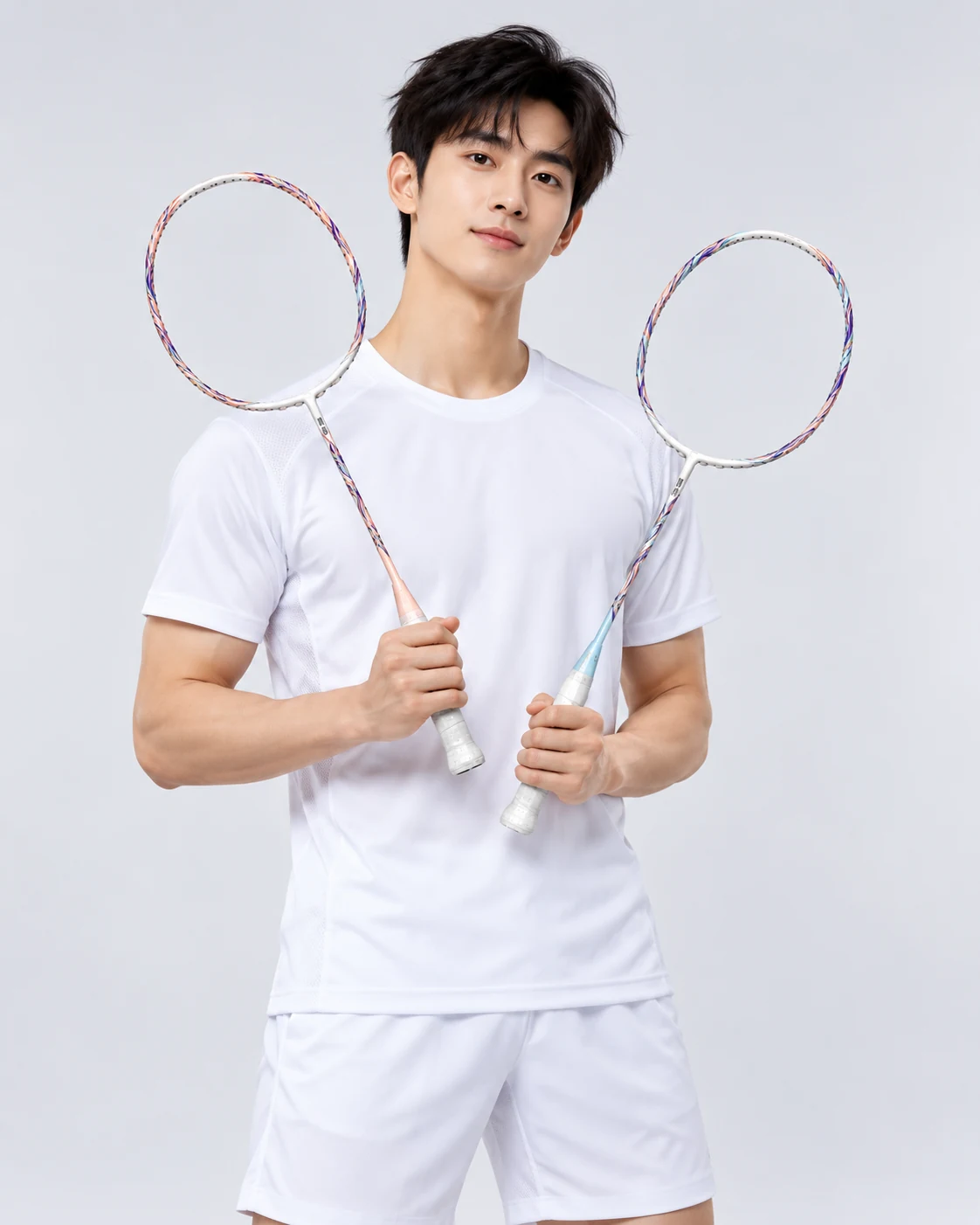 CA-04 Carbon-Aluminum One-Piece NB10 Double Racket Set View 4
