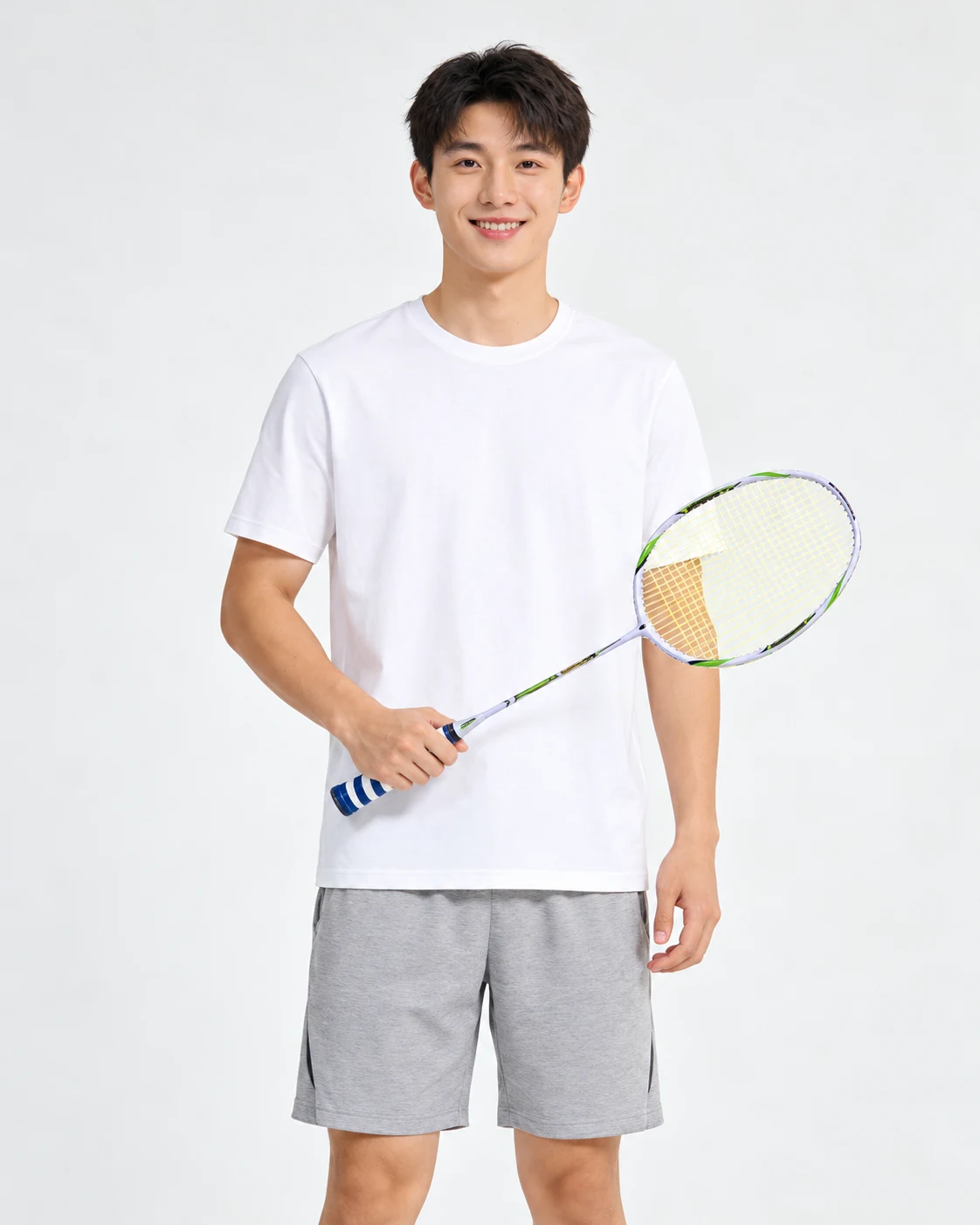 CC-02 Carbon Composite One-Piece High-Elasticity Badminton Racket View 3