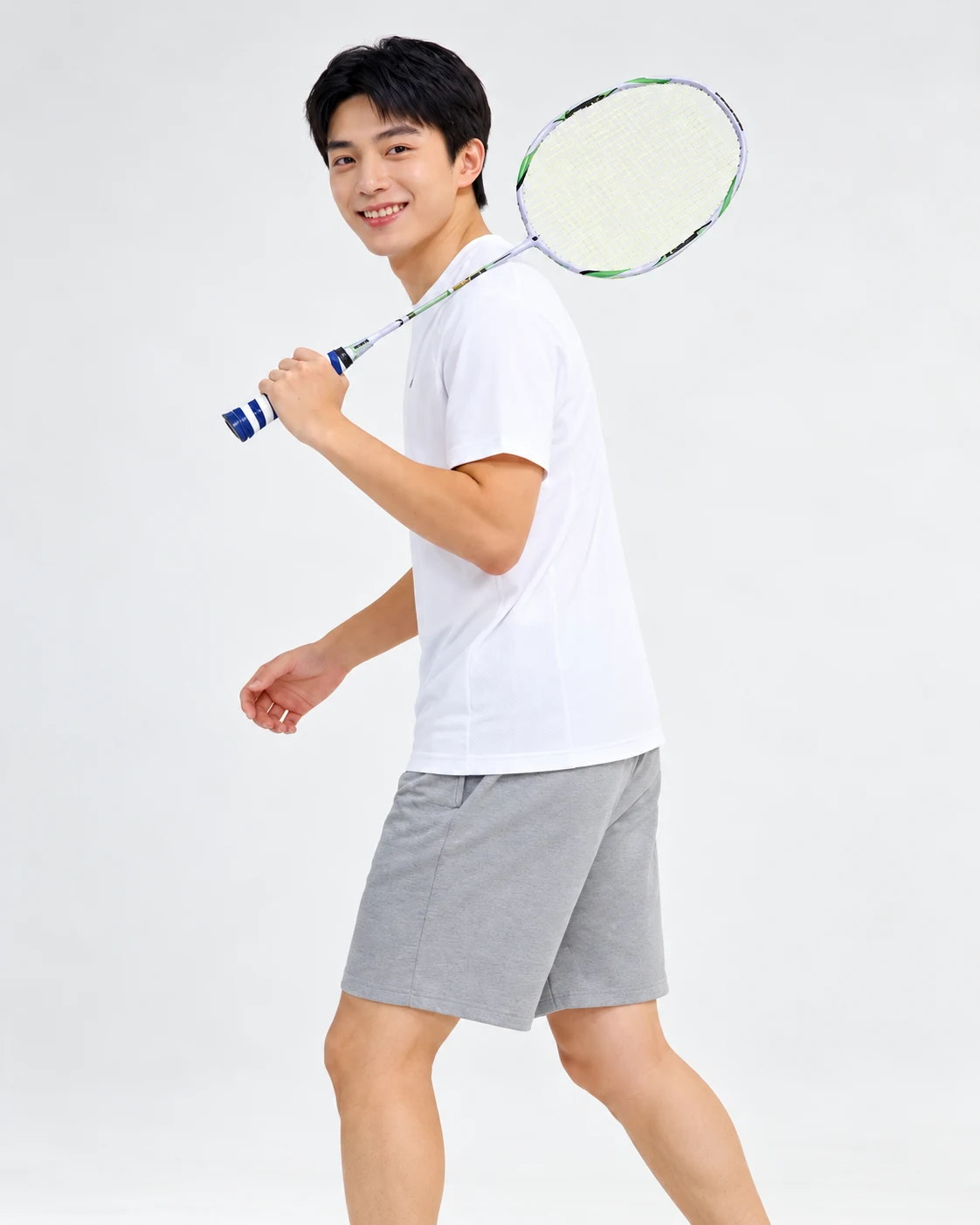 CC-02 Carbon Composite One-Piece High-Elasticity Badminton Racket View 4