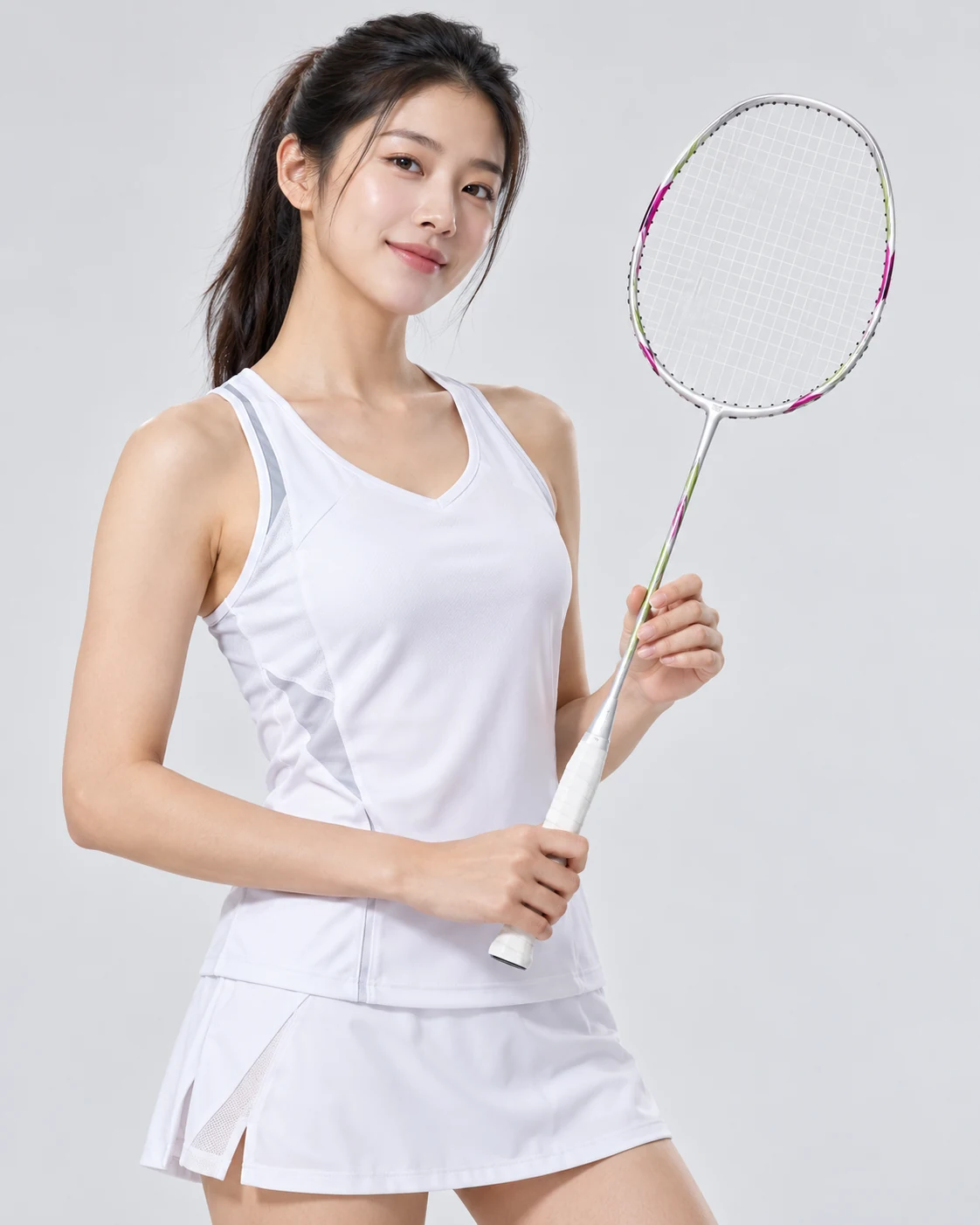 CC-03 Carbon Composite One-Piece Durable Badminton Racket View 4