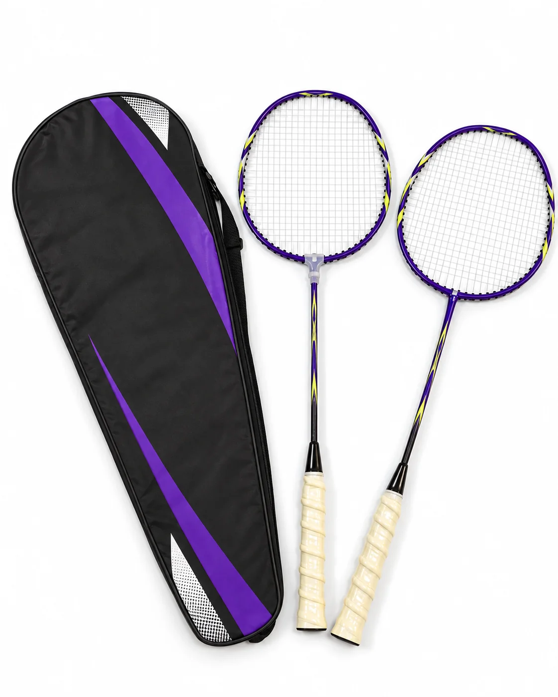 CC-04 Carbon Composite Durable Double Racket Set View 2