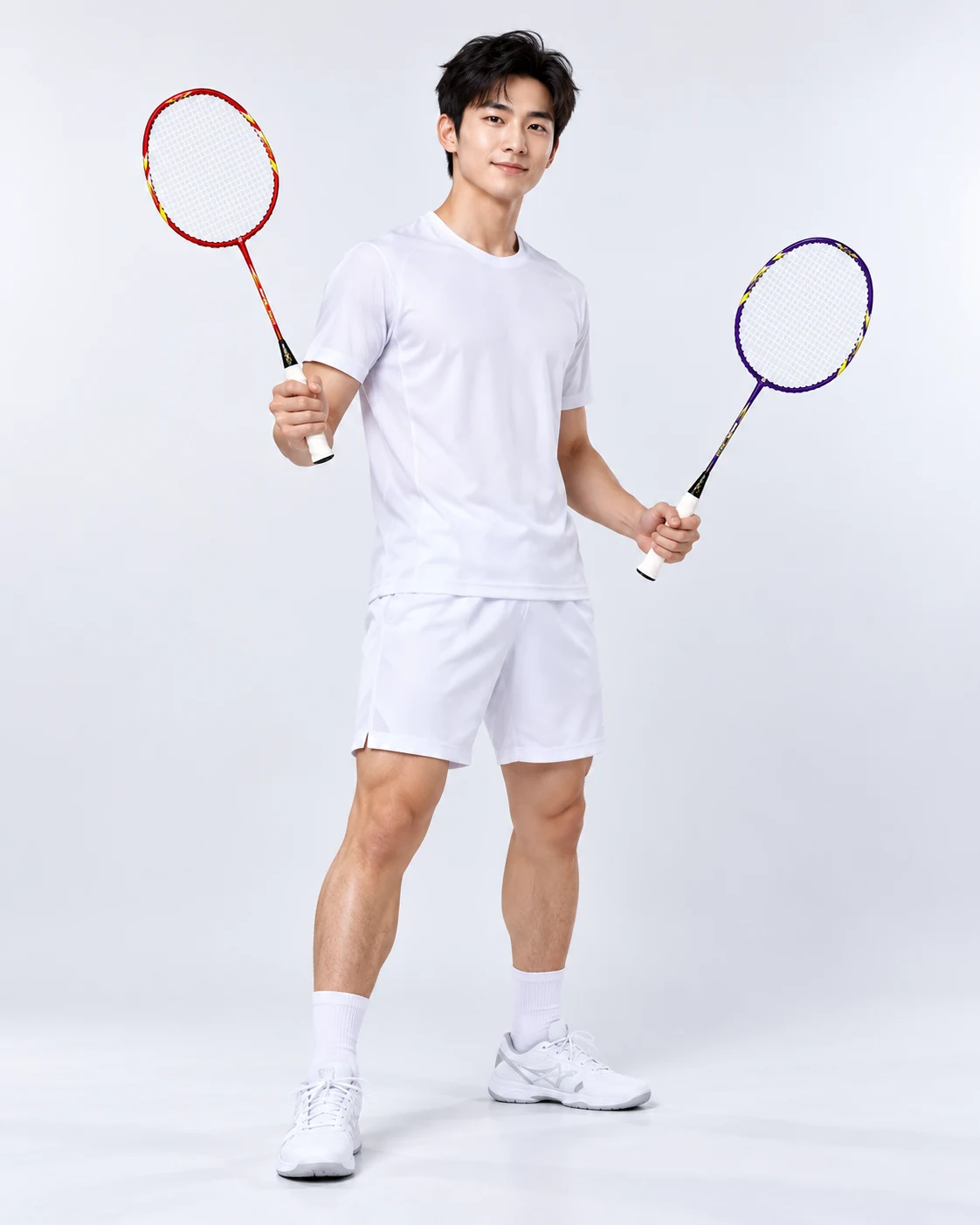 CC-04 Carbon Composite Durable Double Racket Set View 4