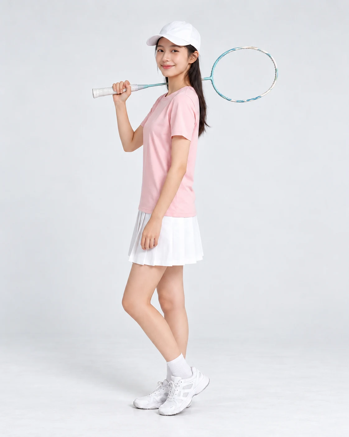 FC-04 Full Carbon Aero-Dynamic Frame Badminton Racket (4U All-Round) View 4