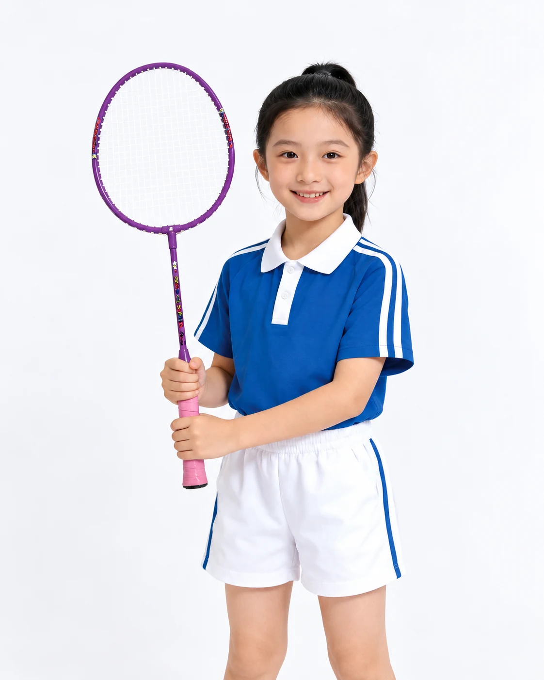 ST-33 Junior Youth Short-Shaft Iron Alloy Badminton Racket View 3