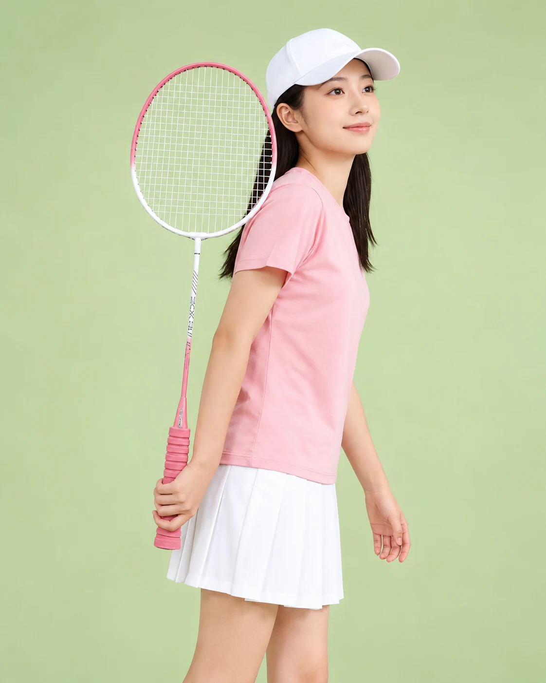 ST-35 Iron Alloy Double Badminton Racket Set with Oxford Cover View 4