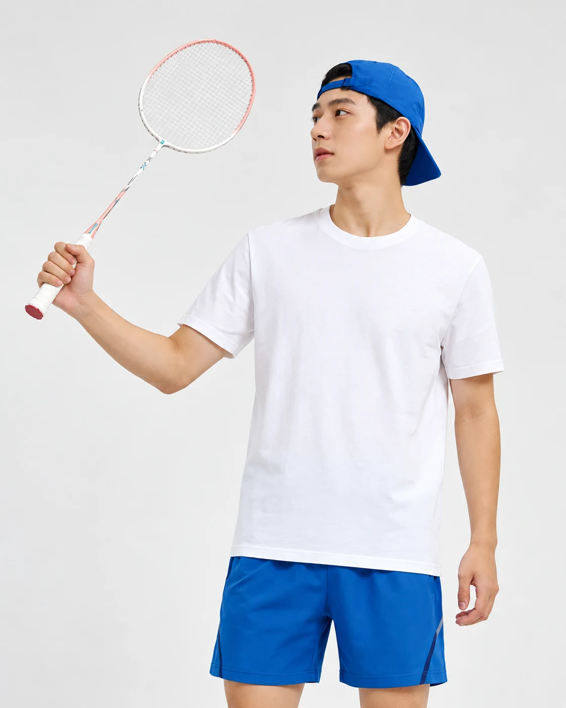 ST-39 Iron Alloy Double Badminton Racket Set View 4