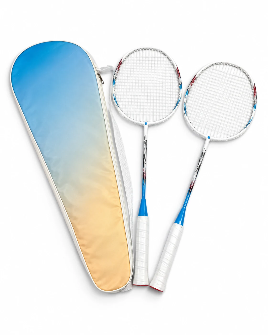 ST-40 Steel Alloy One-Piece Badminton Racket View 2