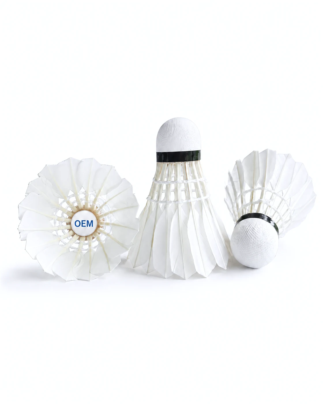 Natural Cork Base & Flight Stability - Badminton Shuttlecock OEM