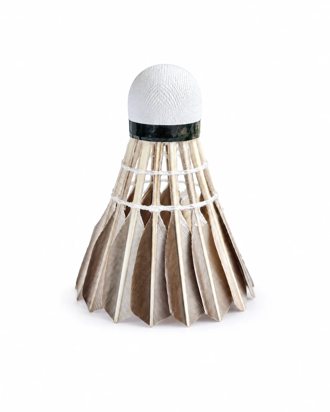 D102 Natural Grey Duck Quills Composite Natural Cork Shuttlecock