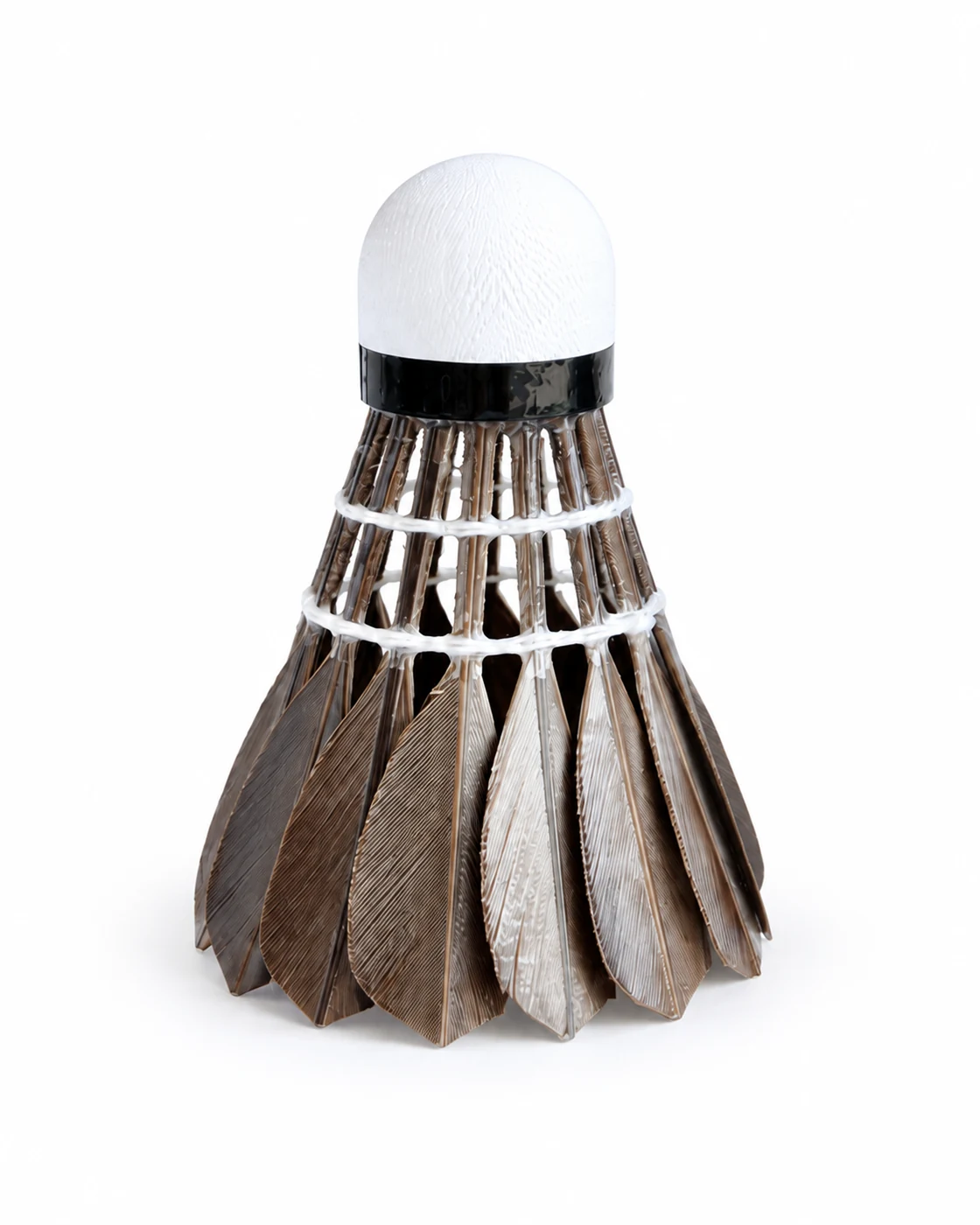D201 Natural Black Duck Quills Composite Natural Cork Shuttlecock